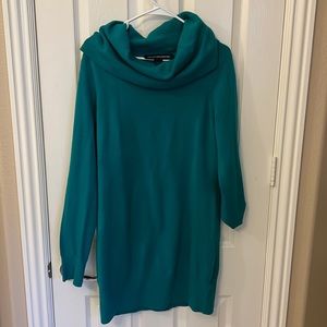 French connection turtleneck sweater dress size large